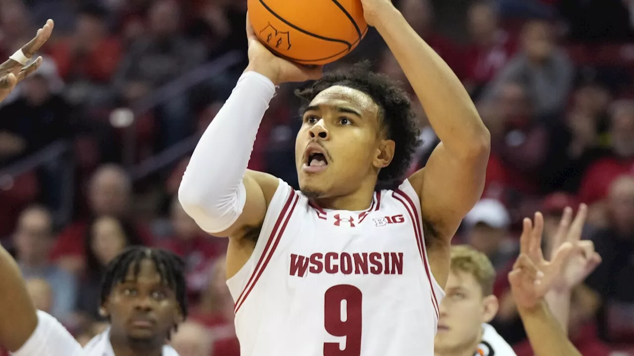 AP men's player of the week: No. 19 Wisconsin's John Tonje has a big game in win over No. 17 Arizona