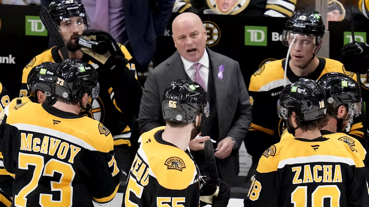 Bruins fire coach Jim Montgomery after slow start in regular season follows playoff disappointments