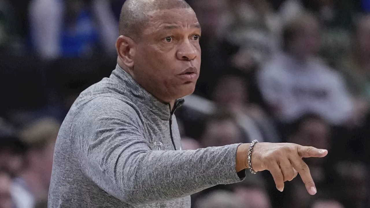 Bucks coach Doc Rivers reacts to fine by noting he had to defend his player