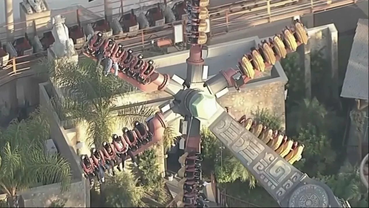 Riders stuck in midair for over 2 hours on Knott's Berry Farm ride