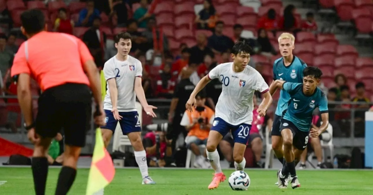 Singapore suffers 3-2 loss to Chinese Taipei in friendly match