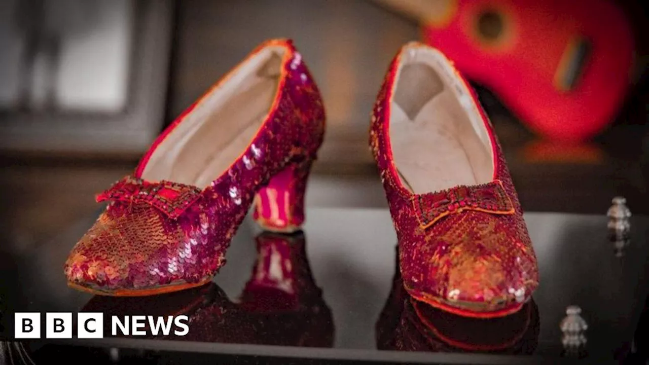 Wizard of Oz ruby slippers worn to go on display in London