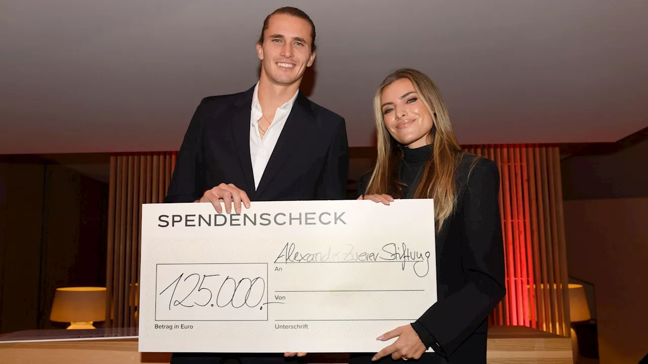 Tennis-Star Zverev sammelt 125.000 Euro für Stiftung bei Charity-Event