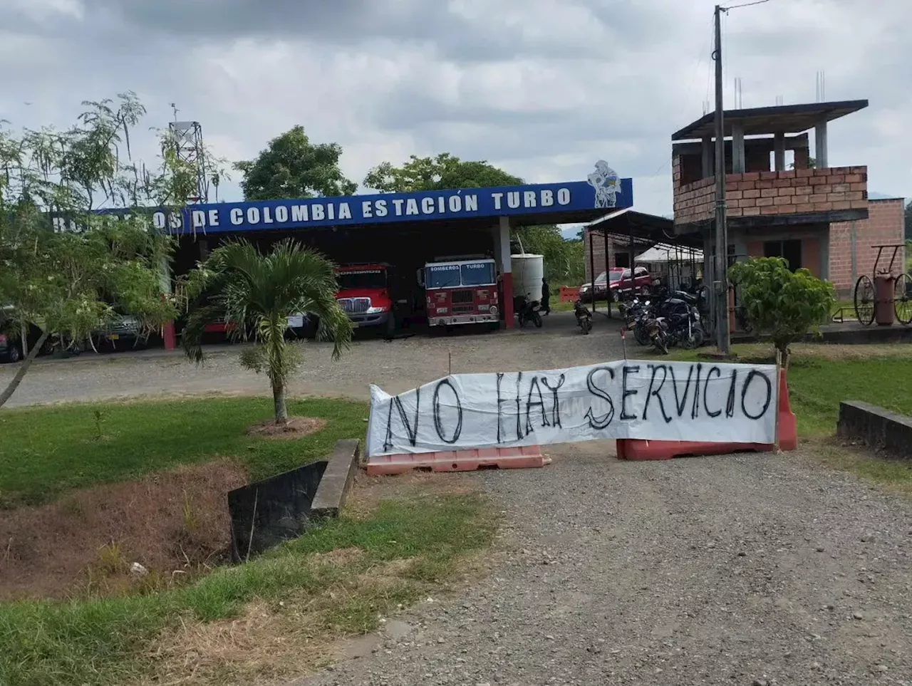 Bomberos Voluntarios de Turbo, Antioquia, en cese de actividades por recursos atrasados