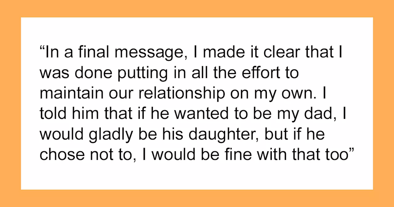 Dad Abandons His Daughter For The Last Time, Faces Never Having A Relationship With Her Again