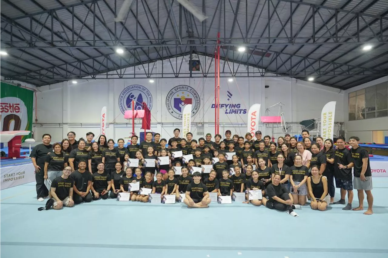 Toyota Motor Philippines and Carlos Yulo hold ‘Start Your Impossible’ Gymnastics Camp to support promising athletes