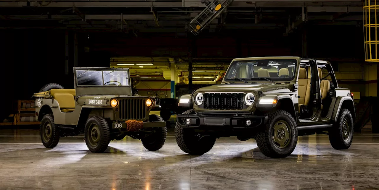 2025 Jeep Wrangler 4xe Willys '41 Is a Patriotic Plug-In Homage