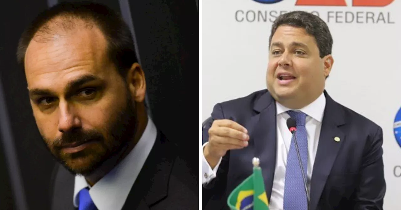 Justiça nega recurso e mantém condenação de Eduardo Bolsonaro em ação de ex-presidente da OAB