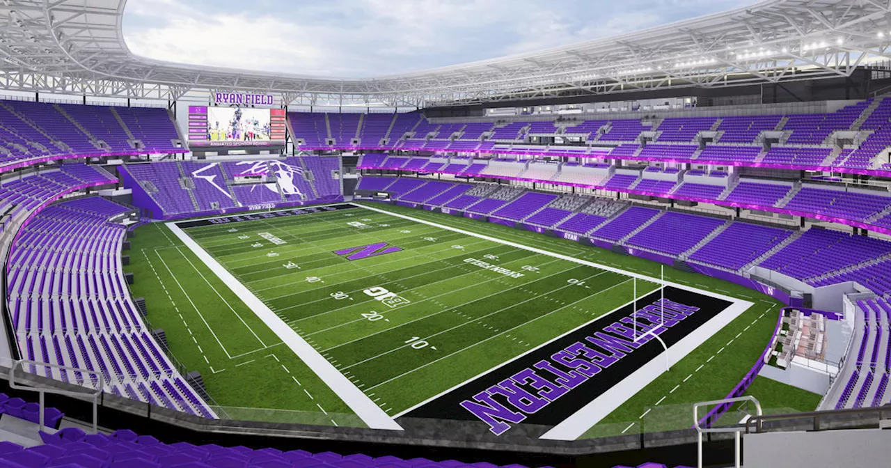 Northwestern offers glimpse inside new Ryan Field, slated to open in 2026