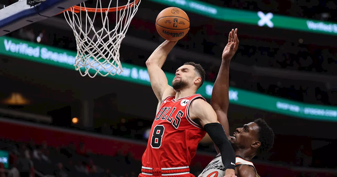 Zach LaVine's 16 fourth-quarter points lead Bulls past Pistons