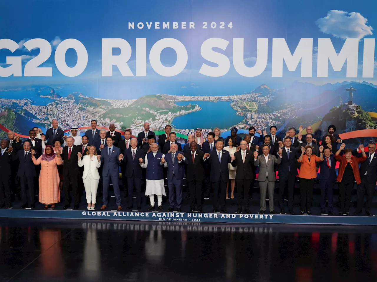 Los líderes del G20 volvieron a tomarse la foto de familia, pero sin Javier Milei: la explicación del Gobierno