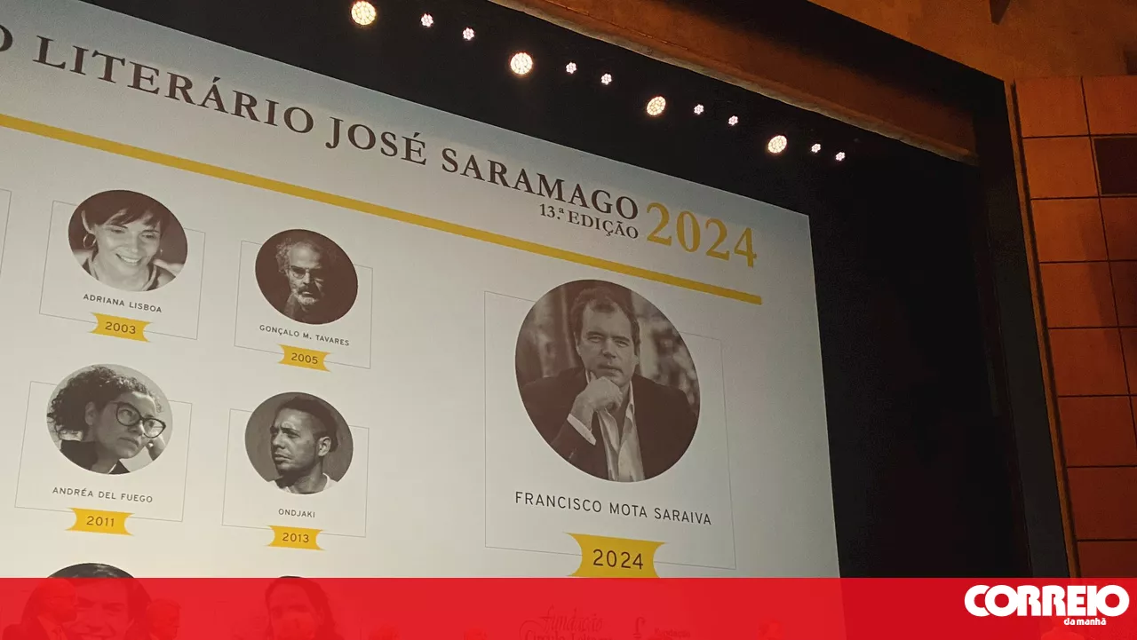 Escritor português Francisco Mota Saraiva vence Prémio José Saramago 2024