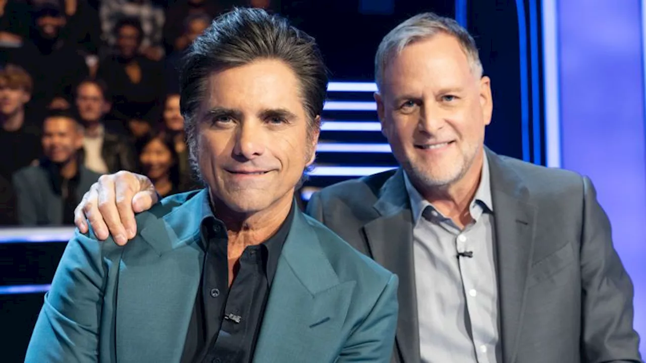 Dave Coulier debuts shaved head with a little help from his friend John Stamos