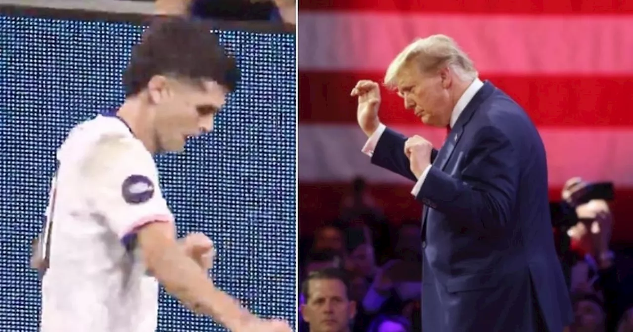 Christian Pulisic joins UFC and NFL stars in embracing 'Trump Dance' craze