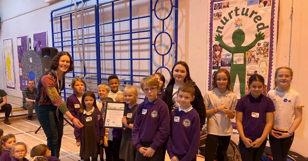 Delighted West Lothian school achieves its 10th Green Flag award