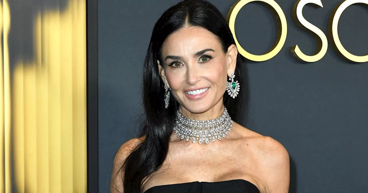 Demi Moore stuns at Academy Awards bash as daughter hails her 'hottest teen'