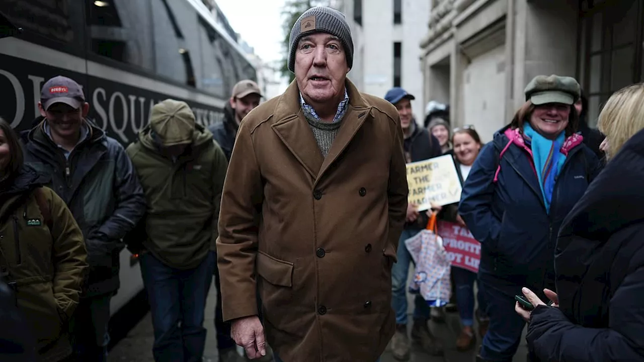 Jeremy Clarkson demands government 'backs down' as TV star joins tens of thousands of farmers at...