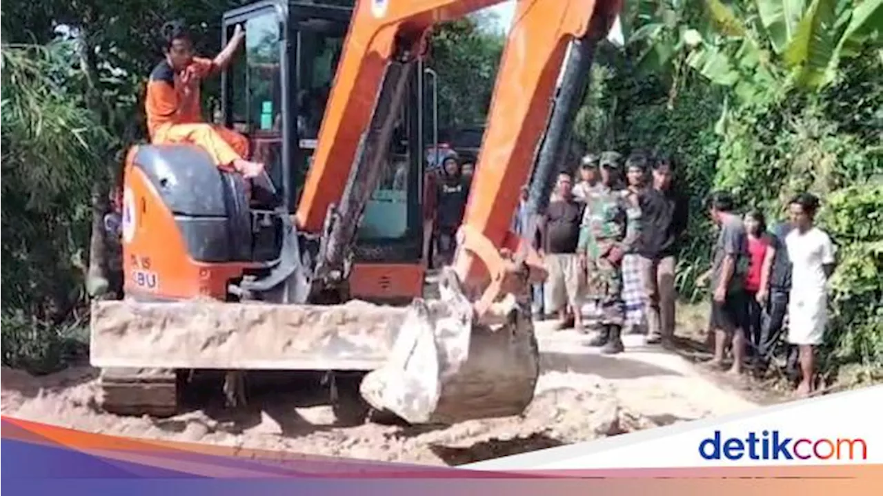 BPBD Kerahkan Alat Berat untuk Buka Akses Jalan Amblas di OKU Selatan