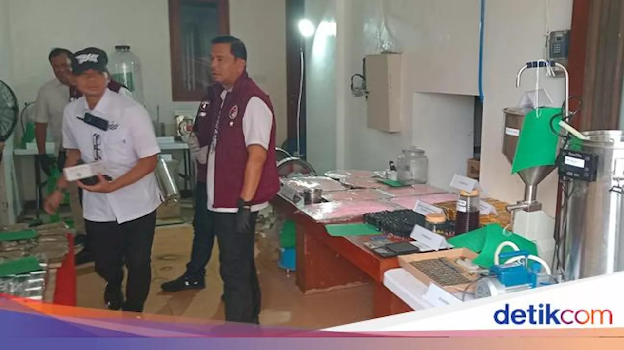 Lab Narkoba di Bali Mampu Produksi 4.000 Pil Ekstasi per Jam