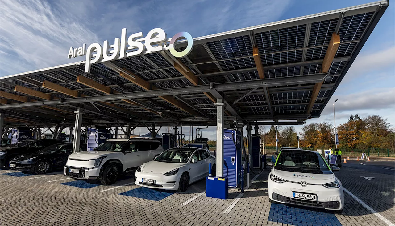 Aral pulse eröffnet ersten reinen Elektroauto-Ladepark