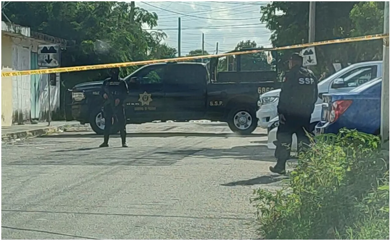 Policía de Yucatán dispara y asesina a su atacante; otro oficial fue herido con un cuchillo