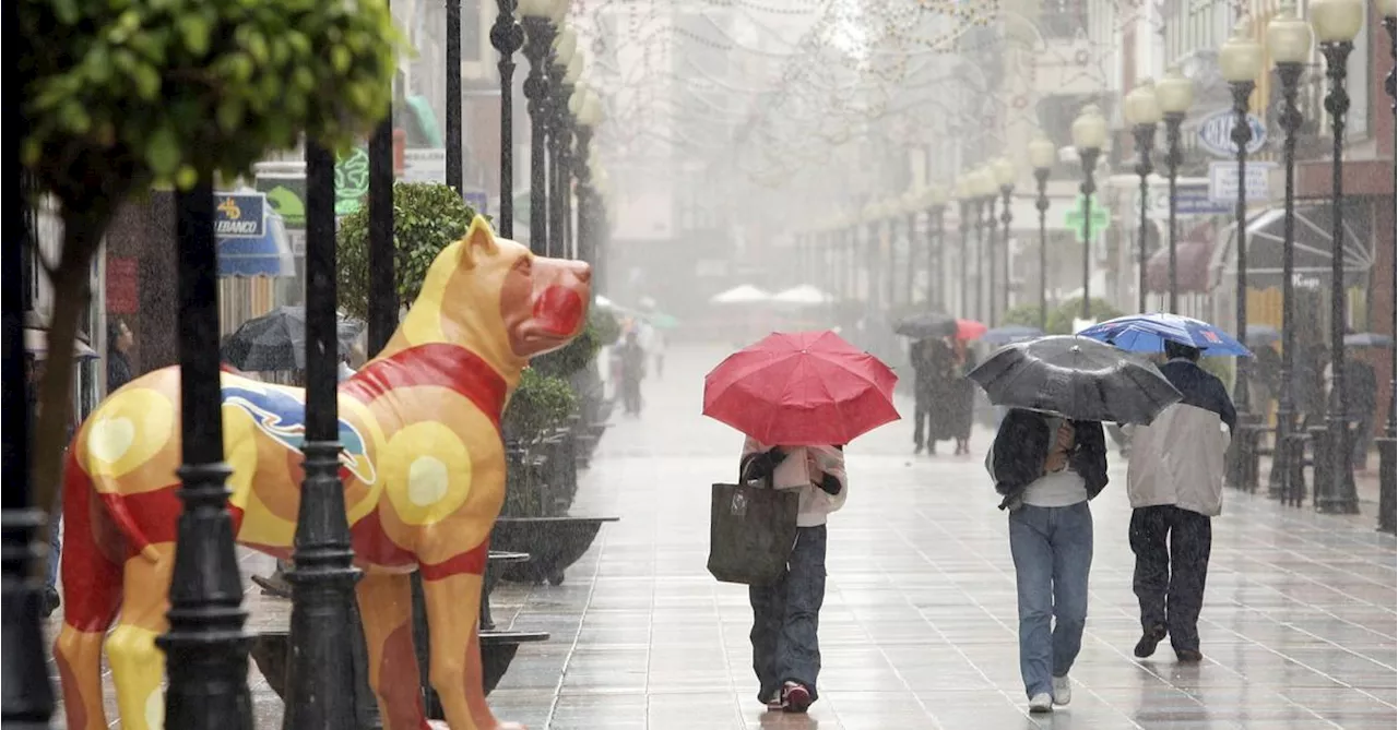 AEMET activa avisos en Andalucía, Extremadura y Canarias ante las lluvias previstas para este martes