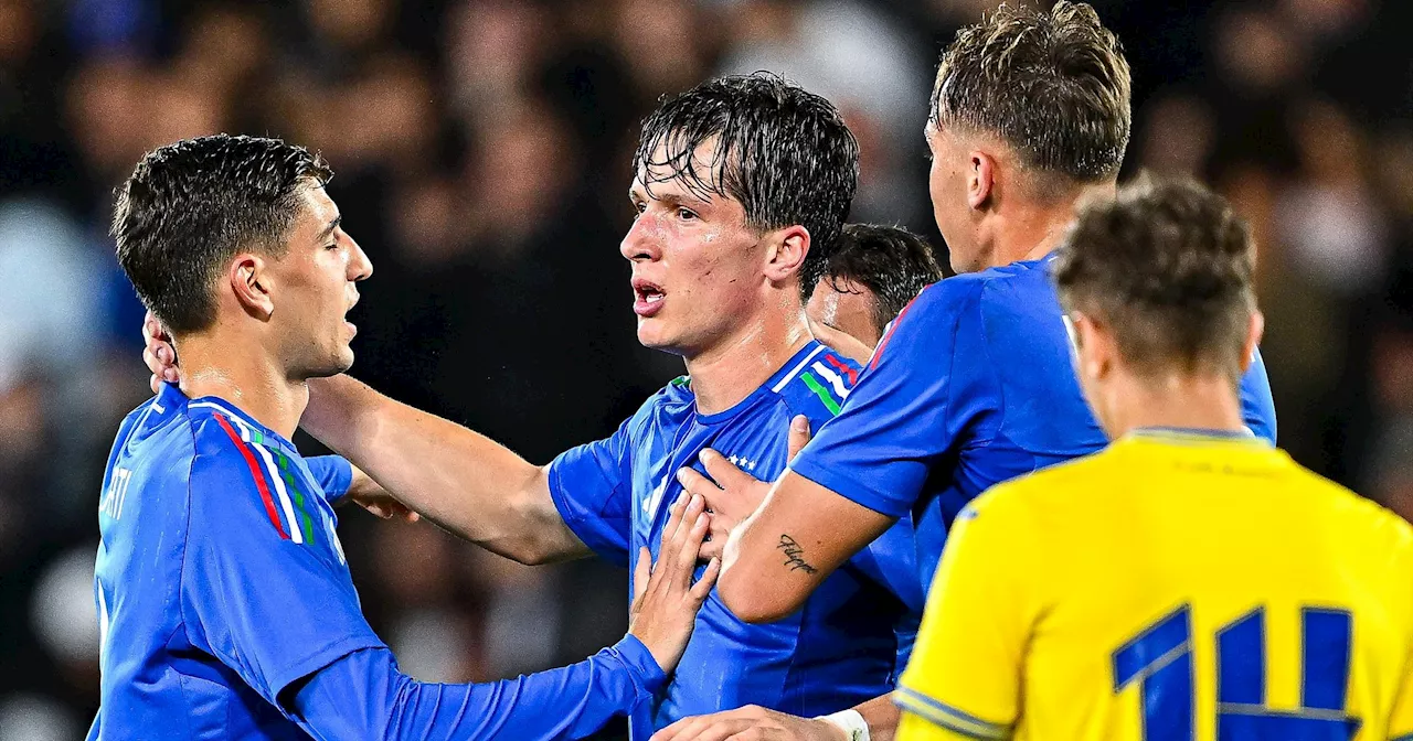 Under 21, l'Italia fa 2-2 in amichevole contro l'Ucraina: in gol Fabbian e Pio Esposito