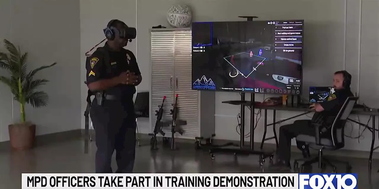 MPD uses virtual reality training to prepare for mental health situations