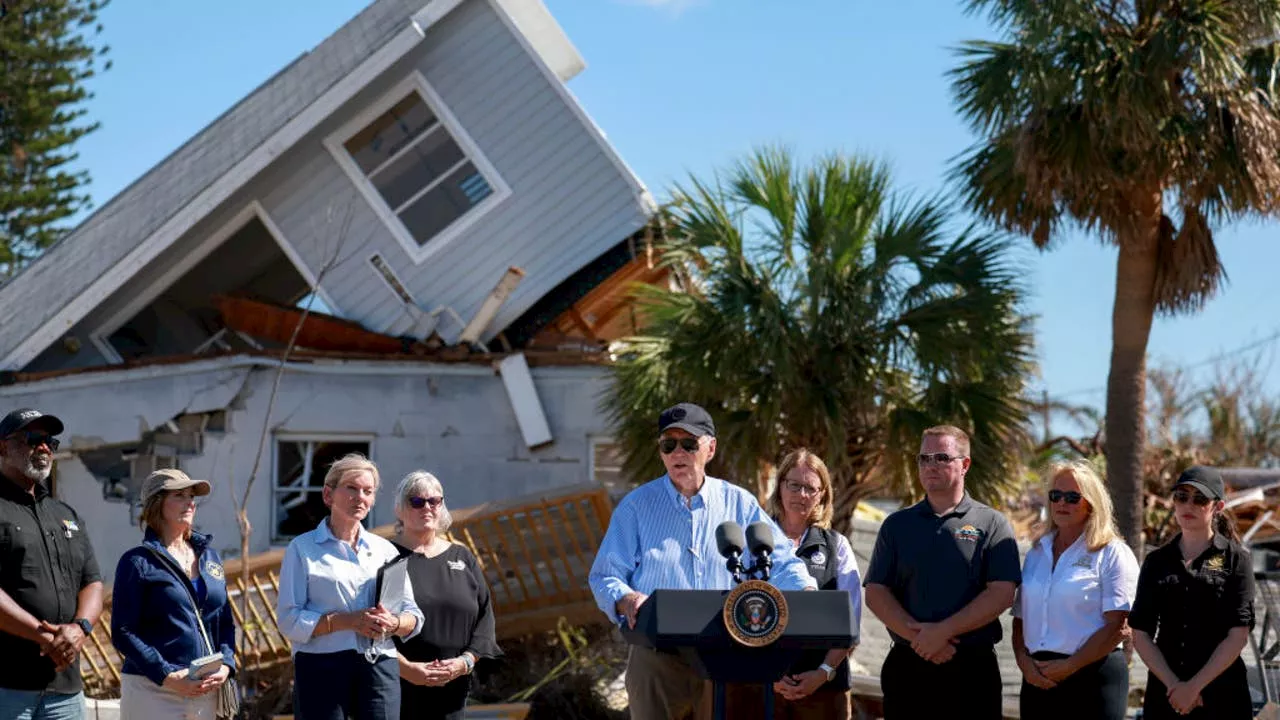 Biden calls for $100 billion aid package following Hurricanes Helene and Milton