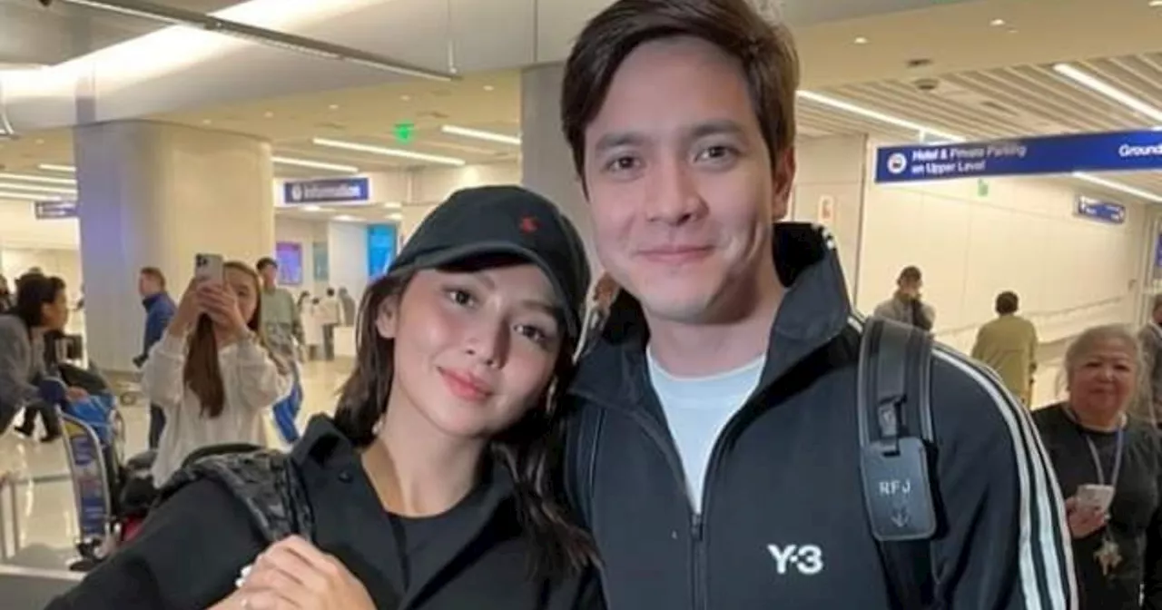 Alden Richards, Kathryn Bernardo arrive in Los Angeles to promote 'Hello, Love, Again'