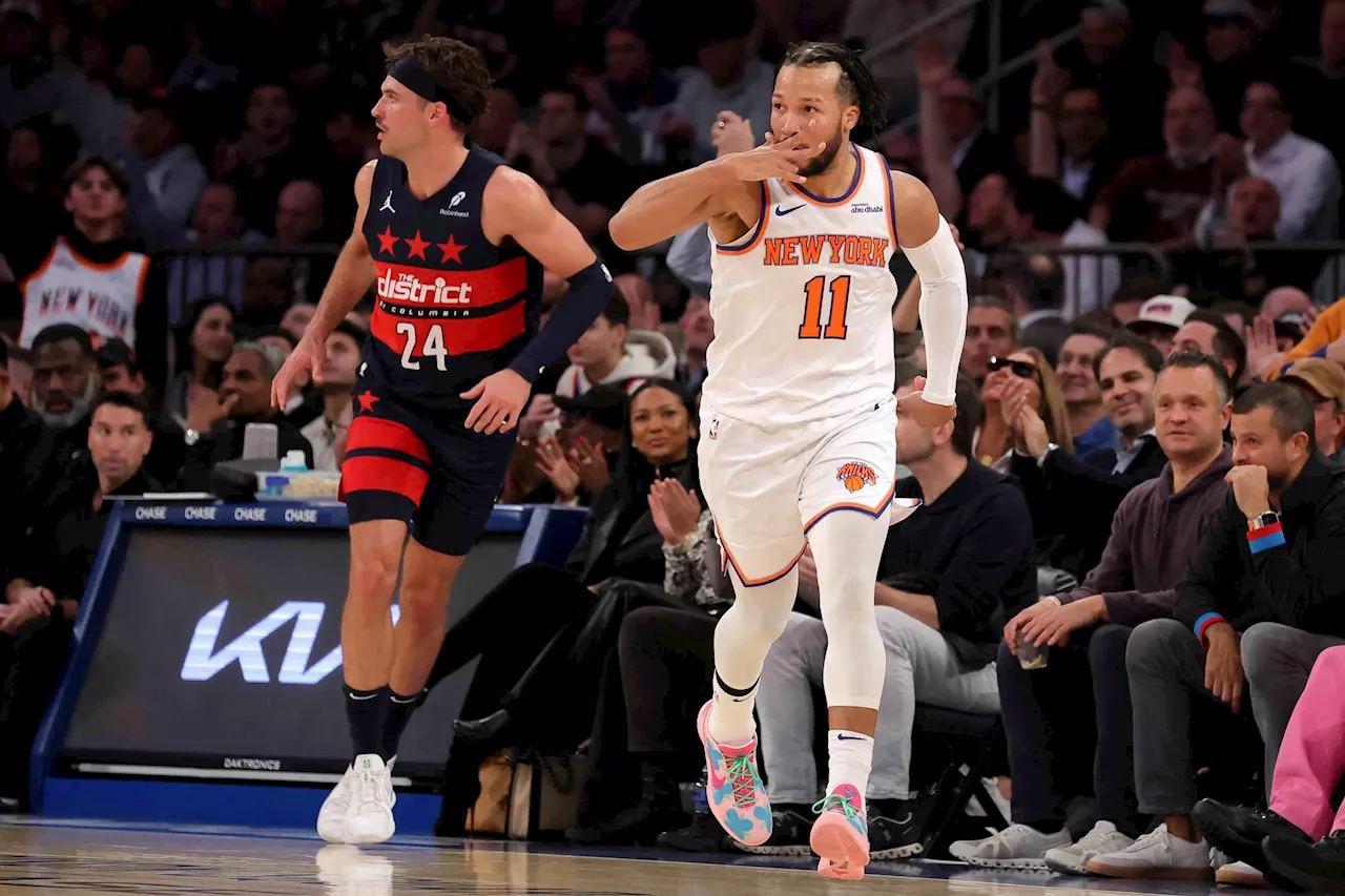 NBA: Knicks bash Wizards behind balanced effort from starters