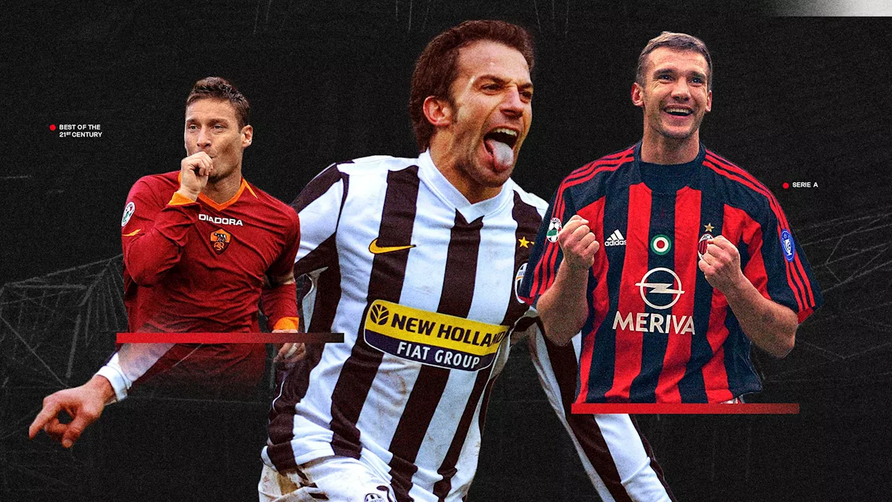 Andriy Shevchenko, Francesco Totti Dan 25 Pemain Terbaik Serie A Abad Ke-21 Sejauh Ini