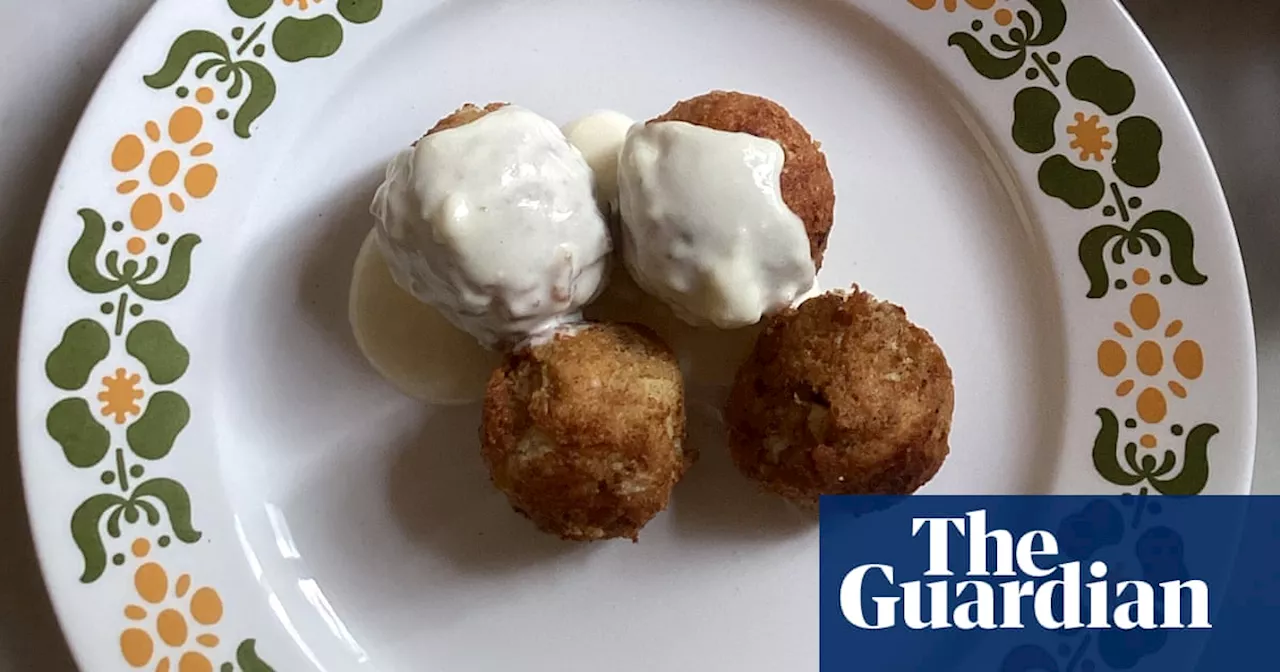 Rachel Roddy’s recipe for cauliflower polpette with cheese sauce