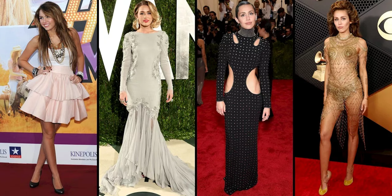 The Complete Style Transformation of Miley Cyrus