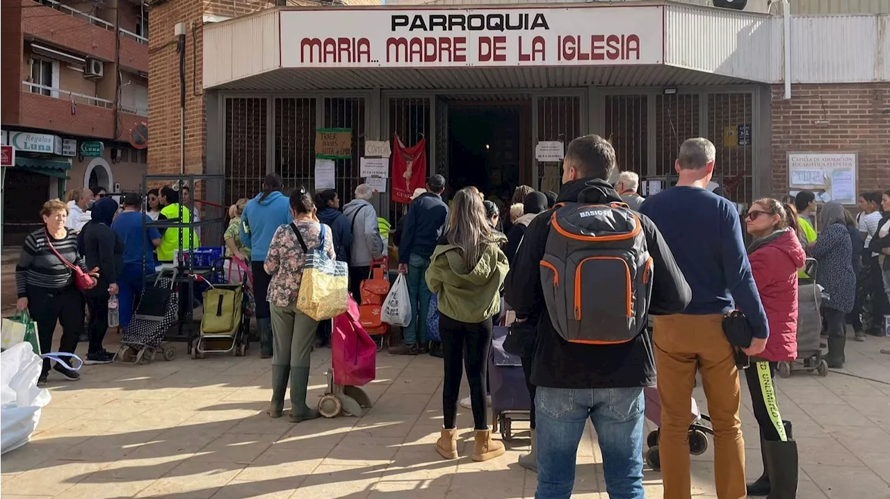 La parroquia de Catarroja, epicentro de solidaridad tras la DANA