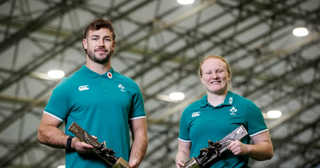 Caelan Doris and Aoife Wafer named Players of the Year at Rugby Writers of Ireland awards