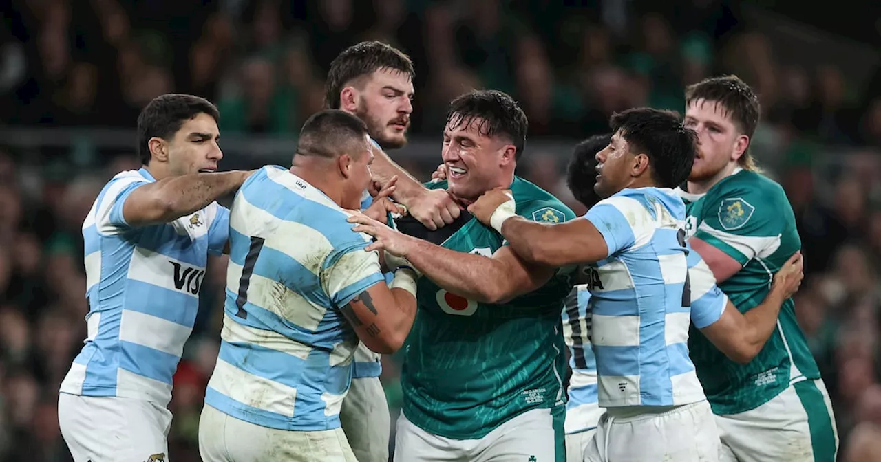 Thomas Clarkson ‘can’t help but feel happy’ after memorable Ireland debut against Argentina