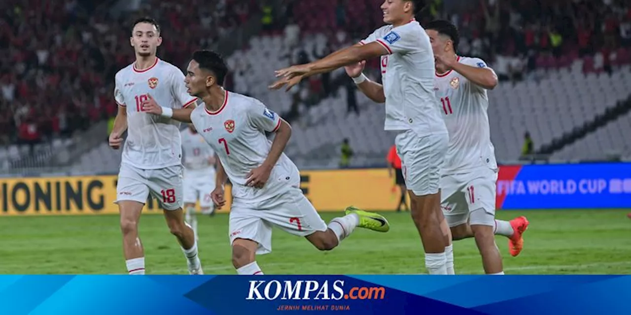 Klasemen Grup C: Indonesia Peringkat Ketiga Usai Kalahkan Arab Saudi