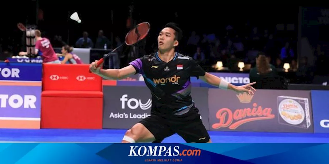 Hasil China Masters 2024: Jonatan Christie Menangi Duel Sengit Lawan Loh Kean Yew