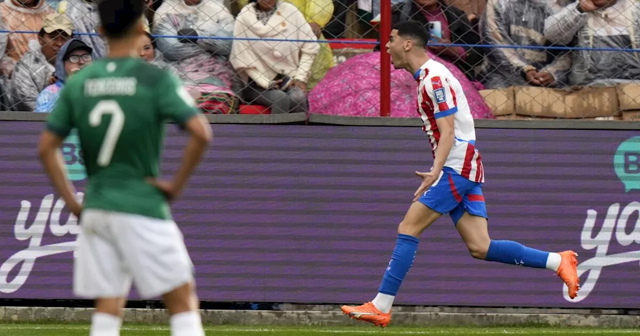 Paraguay rescata agónico empate ante Bolivia en la altura