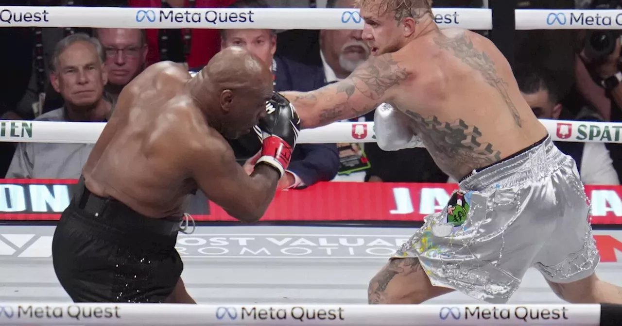 Pelea entre Mike Tyson y Jake Paul fija récord de apuestas en deporte