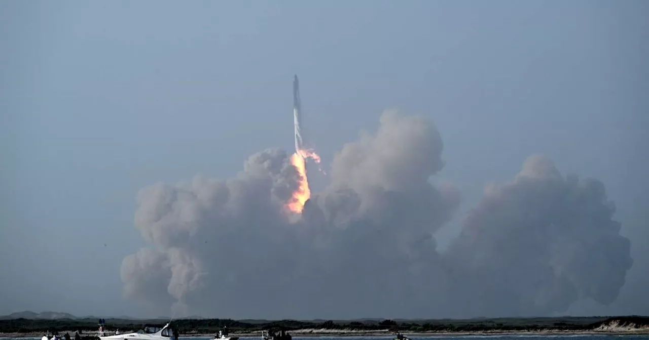 SpaceX launches sixth Starship test flight, with Trump in attendance