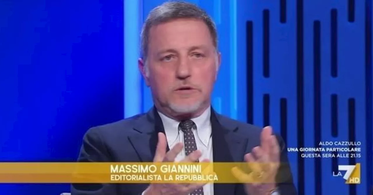 Massimo Giannini, accusa gravissima a Meloni in tv: "Soluzione autoritaria"