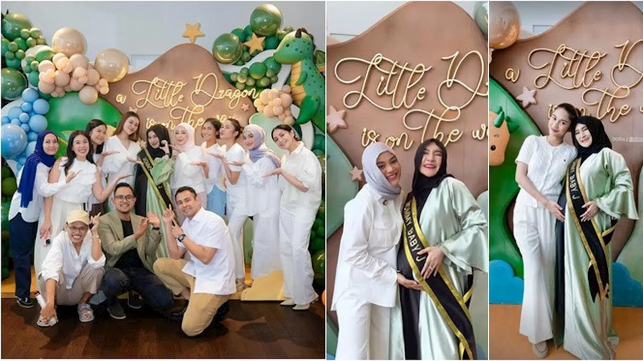 6 Potret Artis Beri Kejutan Baby Shower Shandy Purnamasari, Berlangsung Seru