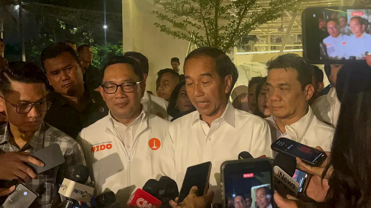 Jokowi Turun Gunung di Jakarta dan Jateng, PDIP: Tanda Elektabilitas RK dan Luthfi Merosot