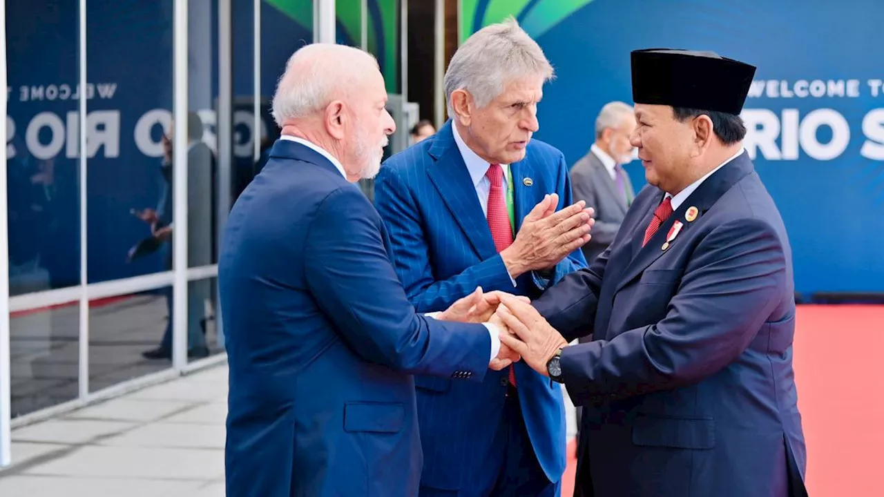 Prabowo Hadiri KTT G20 di Rio de Janeiro, Langsung Disambut Presiden Brasil