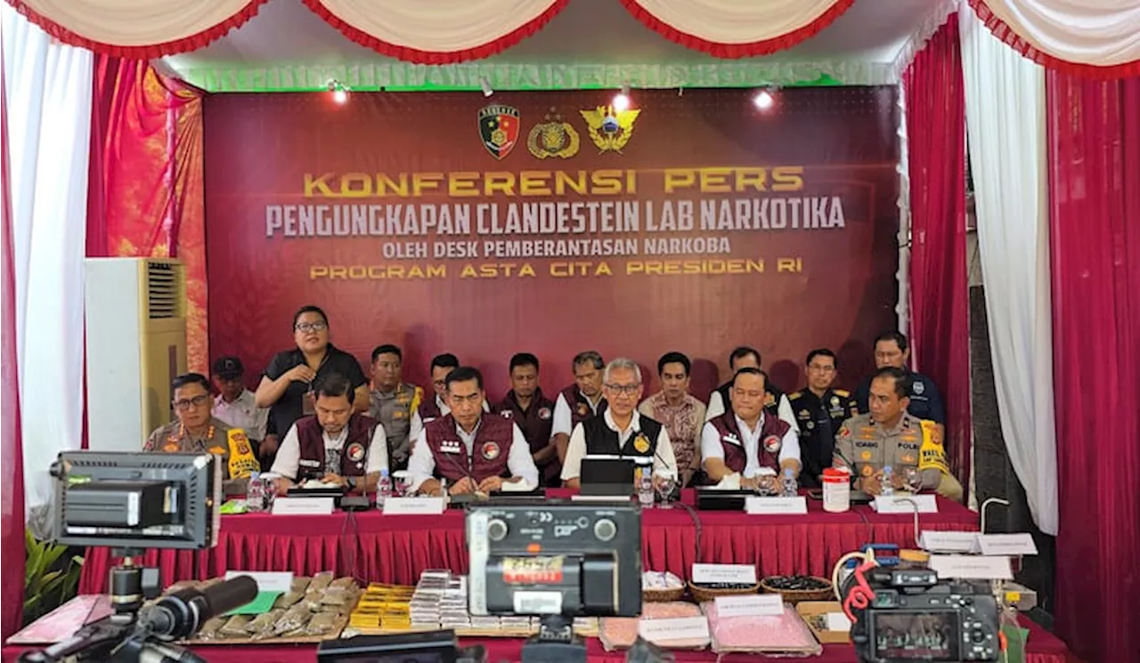 Bea Cukai dan Polri Ungkap laboratorium Narkotika Clandestine di Bali, Selamatkan 1,5 Juta Jiwa