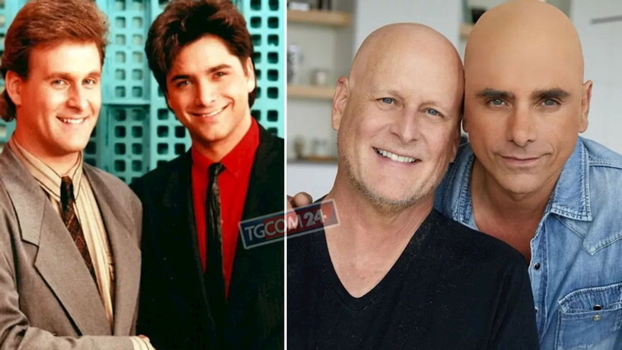 John Stamos calvo per solidarietà con Dave Coulier dopo la diagnosi di cancro