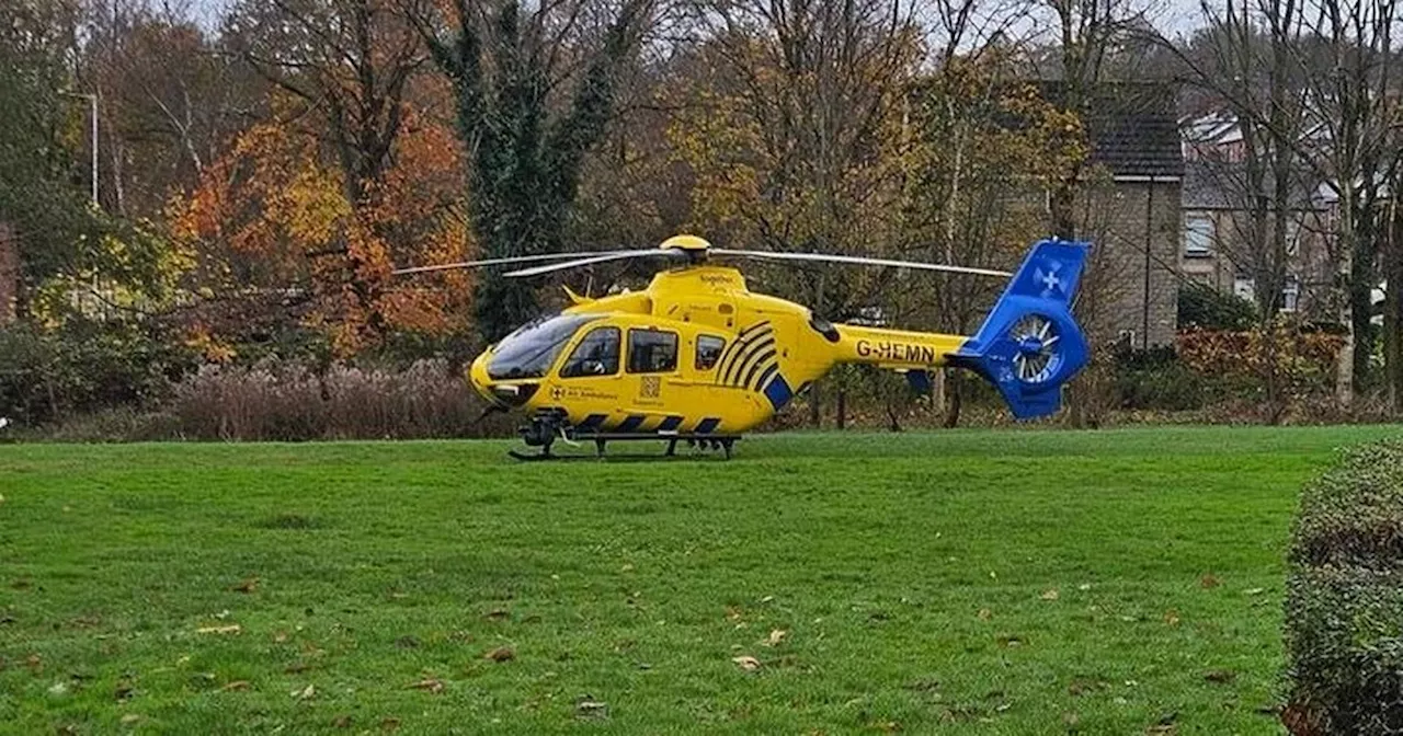 BREAKING: Air ambulance lands in Stockport amid serious incident