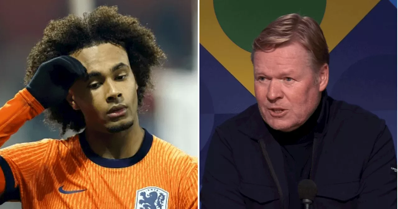 Ronald Koeman refuses to answer Joshua Zirkzee question after Netherlands draw